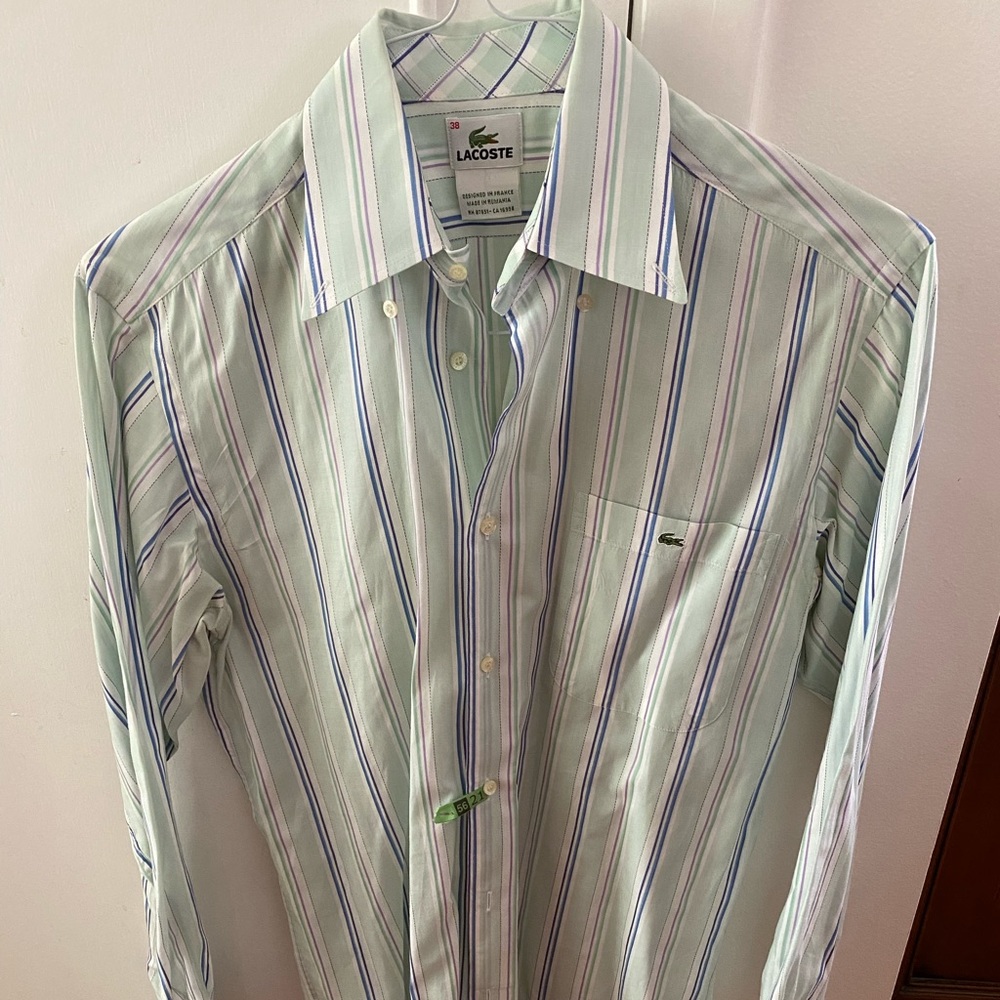 Trendy Lacoste button up shirt